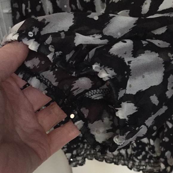 Gorgeous going out top, sparkly party blouse m/l - Picture 14 of 16